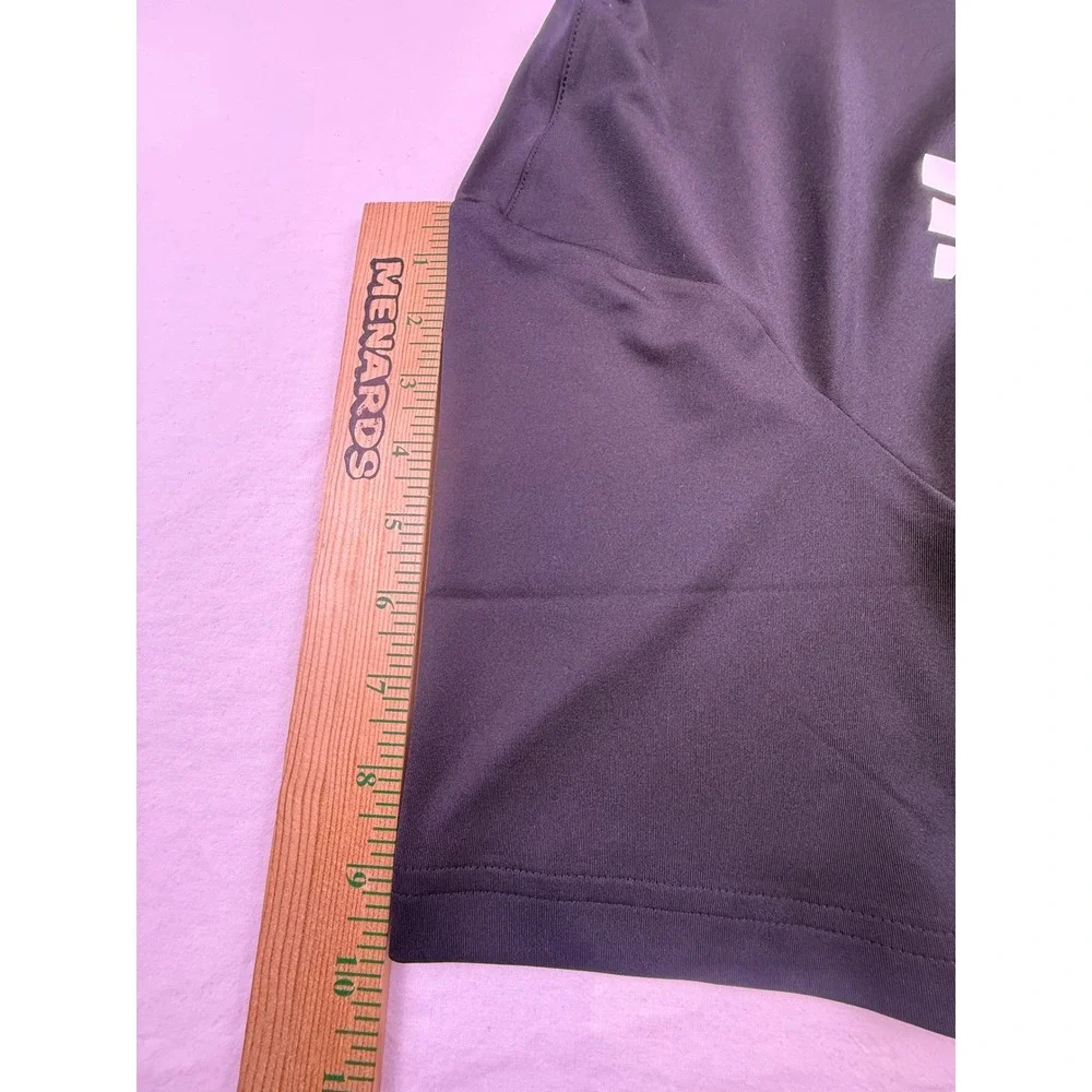 Adidas Polo Shirt Mens Medium Black NEW Ultimate Sport Golf Performance KE6511
